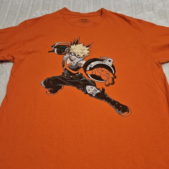 BOGO Free🦋 My Hero Academia 100% Cotton Anime Bakugo T-shirt - Picture 3 of 11
